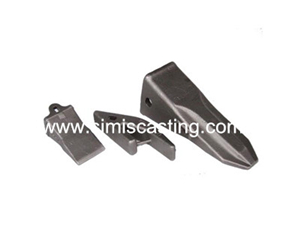 Excavator bucket teeth and adapter