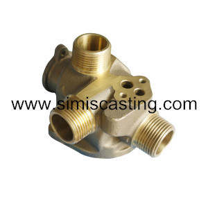 Copper Lost Wax Casting Part - Pipe Fittings